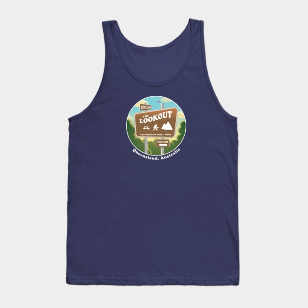 The Lookout Sign Tank Top by Cre8tiveTees